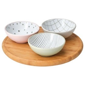 Ikea Tradticka bowls with tray 21 cm
